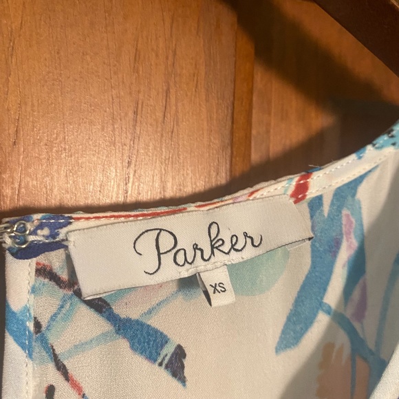 Parker Lana Drop Waist Silk Dress in Catalonia size XS - Picture 16 of 16